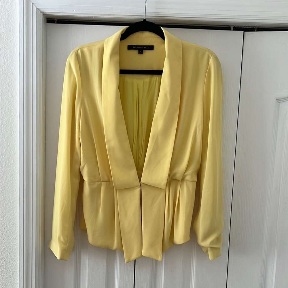 Boundary & Co. Yellow Blazer